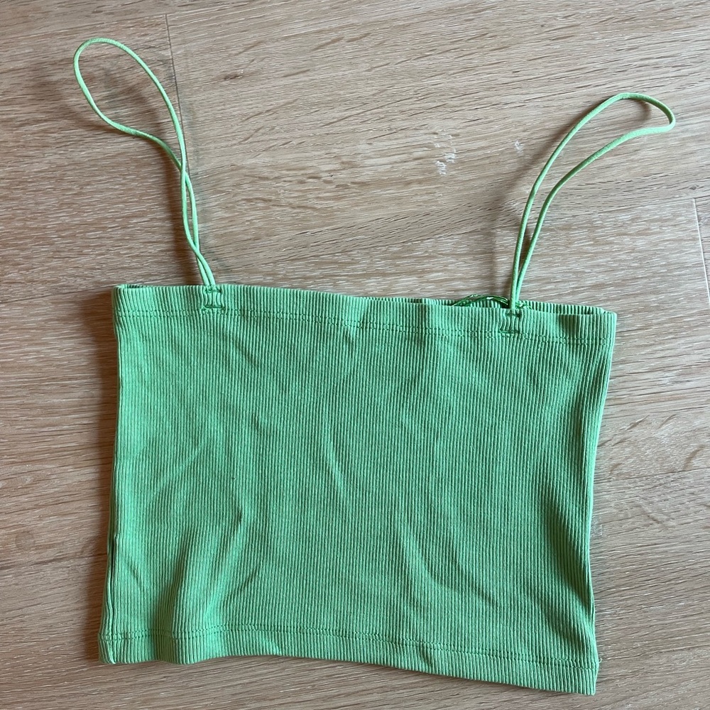 Green tube top